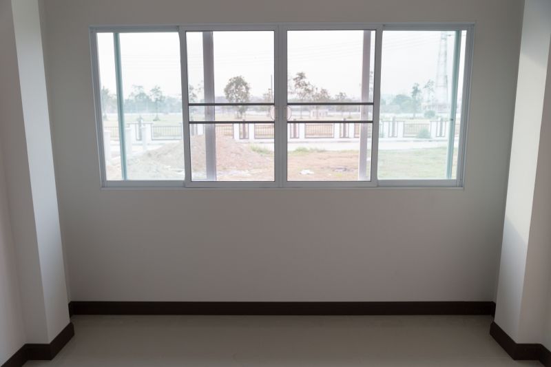 Sliding windows on a residential property
